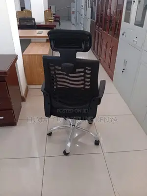 Adjustable Head Support Office Seat