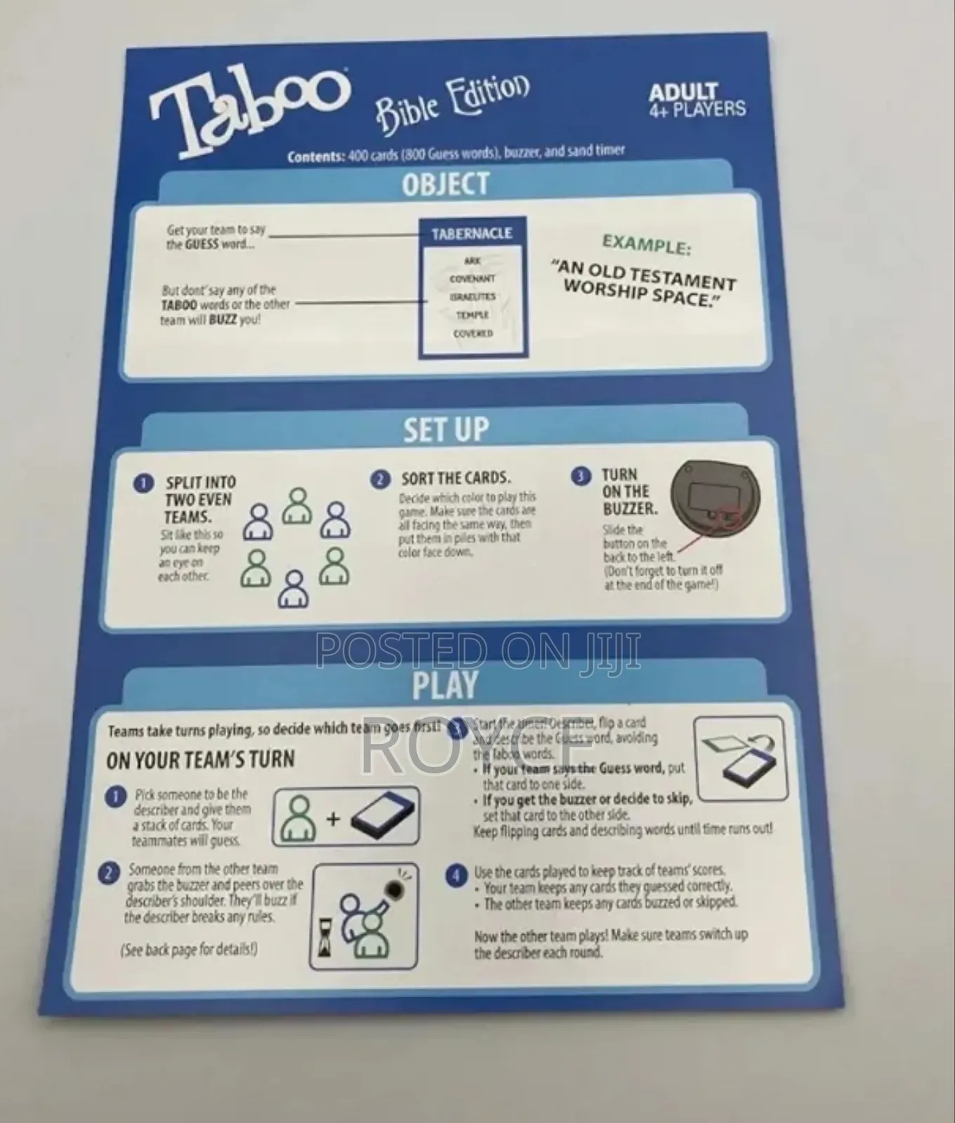 Taboo Bible Edition Game