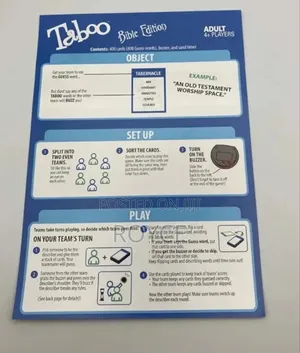 Taboo Bible Edition Game