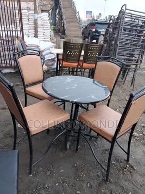 Powder Coated Windows, Doors and Chairs.