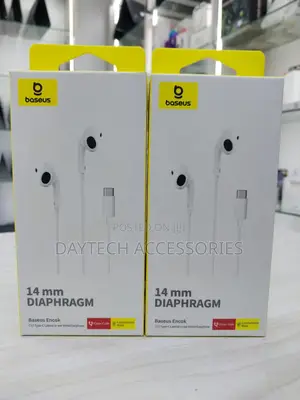 Baseus Enock Type-C Lateral in Ear Wired Earphone C17 White