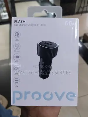Proove Flash 60w – Car Charger for Fast Charging of Devices!