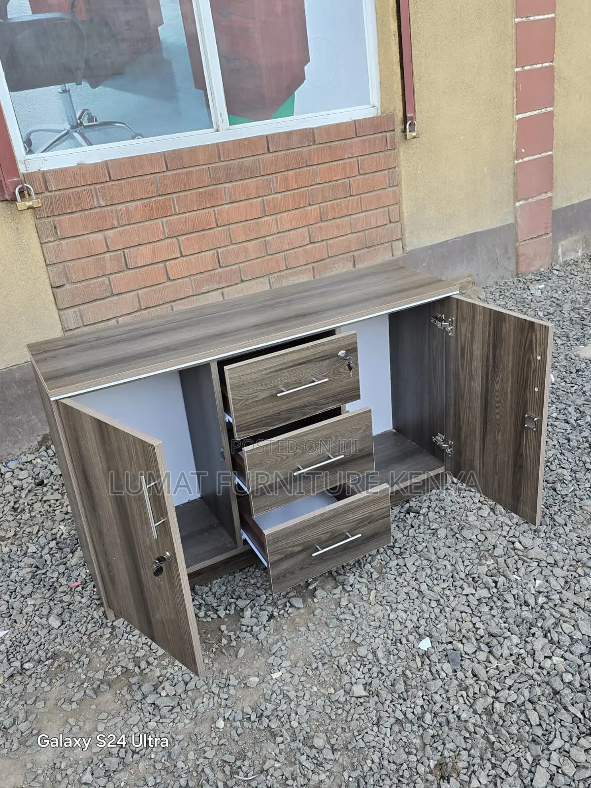 3 Drawer Office Modern Credenza