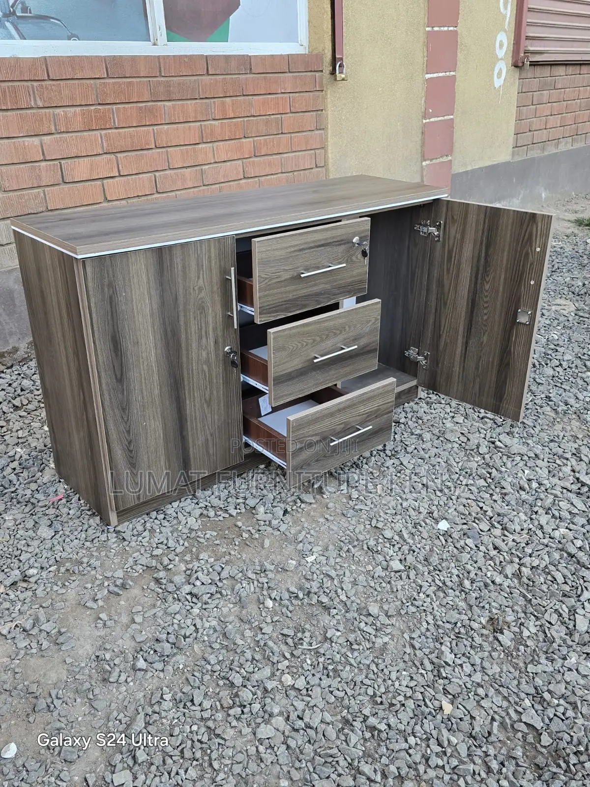 3 Drawer Office Modern Credenza