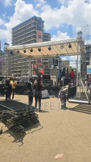 CBD Stage With Canopy Set Up for Hire Available