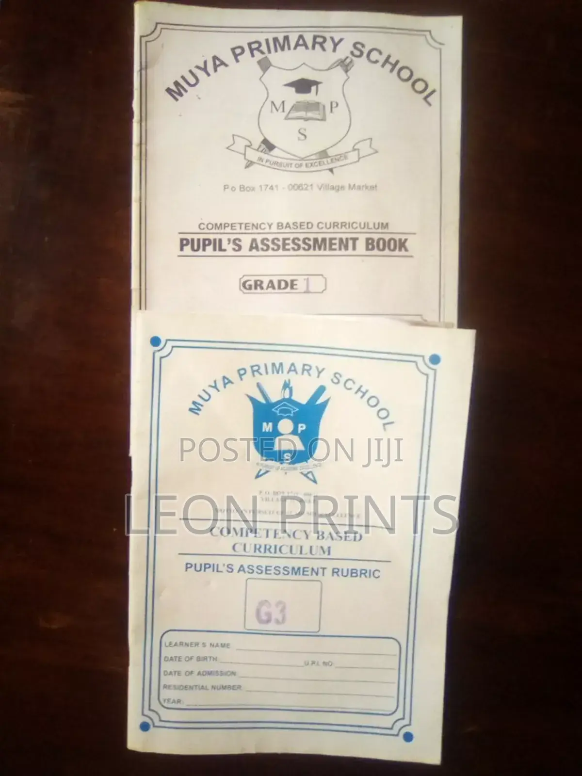 School Diaries/Assessment Books