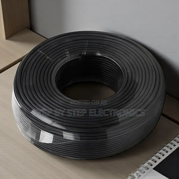 High Strength 2.5mm Black Single Core Electrical Wire