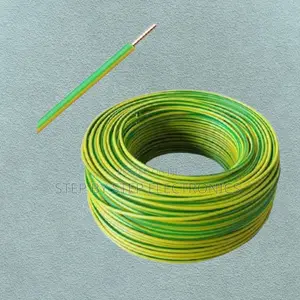2.5mm Yellow Green Electrical Cable PVC Insulated Durable Wiring