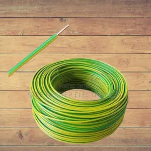 Yellow Green 2.5mm PVC Wire Flame Retardant Heavy Duty Electrical
