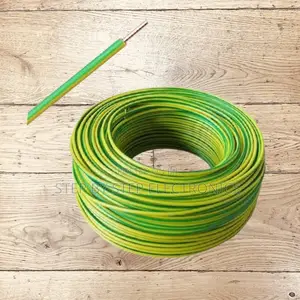 2.5mm Yellow Green Electrical Cable PVC Insulated Flame Retardant