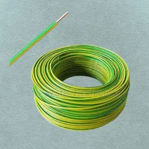 Yellow Green 2.5mm Electrical Wire Heavy Duty Indoor Wiring Cable
