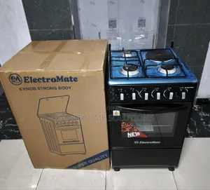 Electromate 3+1 Free Standing Cooker With Electric Oven – 50×55 Cm