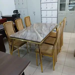 Modern Golden Dinning Set