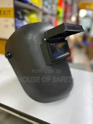 Black Frame Auto Darkening Safety Helmets