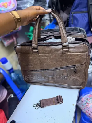 Leather Laptop Shoulder Bag
