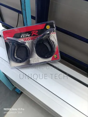 Type R Car Horn 12v -Dual Horn Super Loud Universal Fit