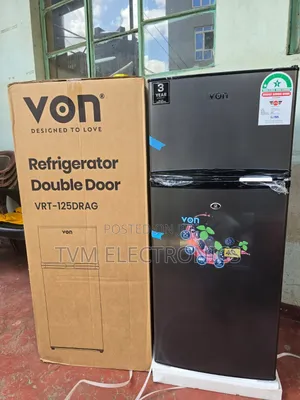 Von Vrt-125drag Top Mount Freezer 125l - Grey