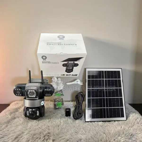 4g Solar PTZ Camera Full Color Night Vision Human Detection System