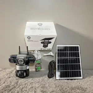 Triple Lens 4g Solar CCTV PTZ Camera With Ai Motion Detection
