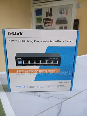 D-Link DGS-F1006p-E 6-Port 250m Poe+ Gigabit Switch