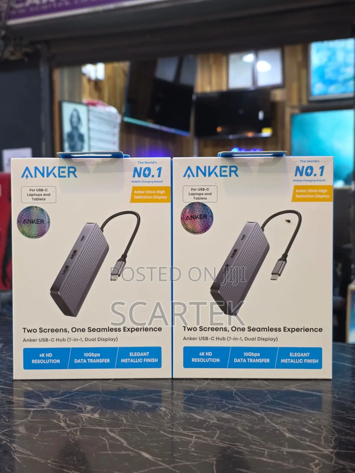 Anker Usb-c Hub(7 In 1,Dual Display)