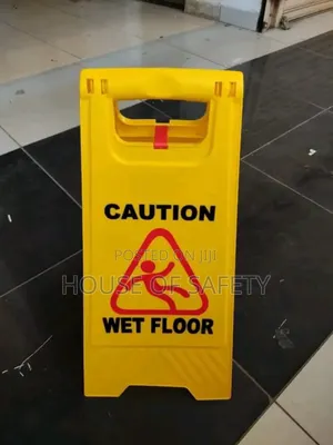 Wet Floor Yellow Board