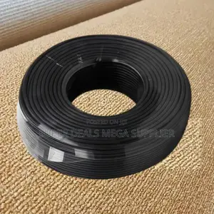 Long Lasting 2.5mm Black Solid Core PVC Electrical Cable