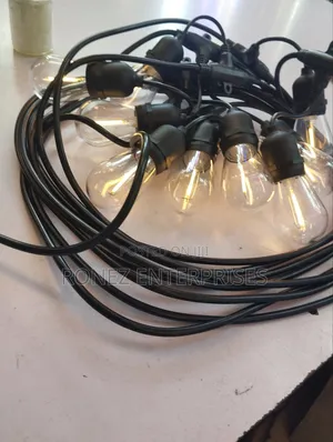 Solar String Lights 10 Meters 10 Bulbs