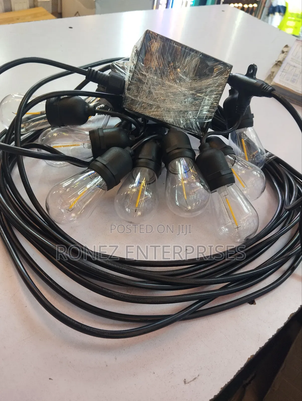 Solar String Lights 10 Meters 10 Bulbs