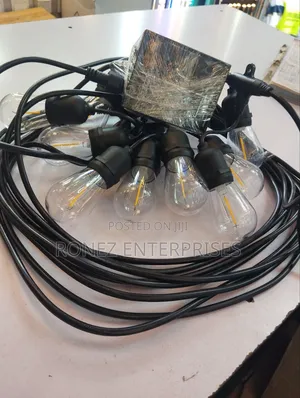 Solar String Lights 10 Meters 10 Bulbs