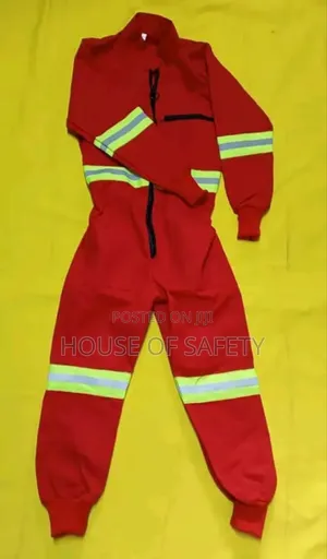 Kids CBD Red Reflective Overall