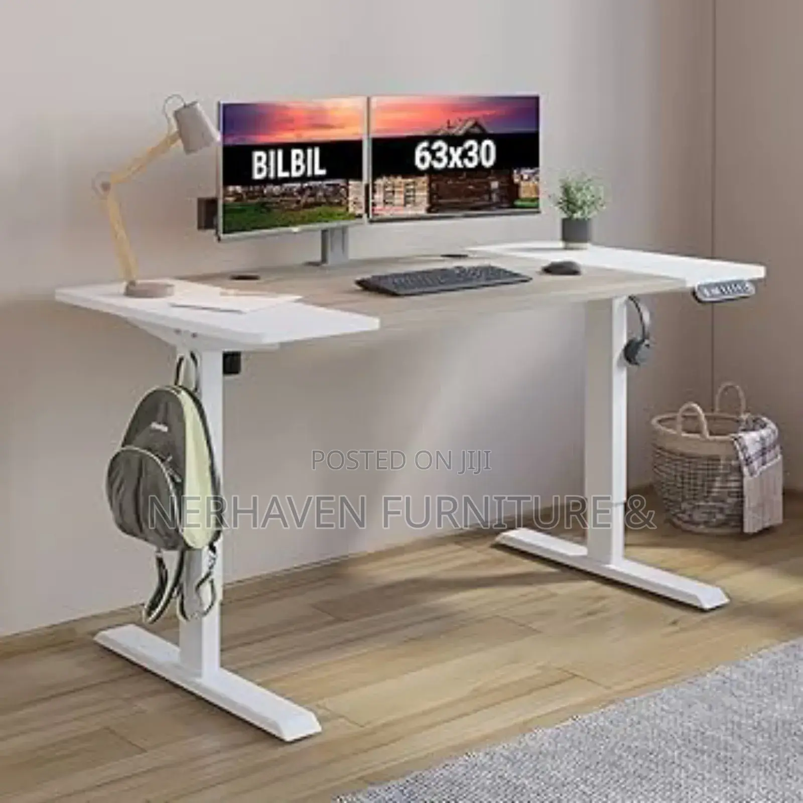 Adjustable Electric Study Work Desk