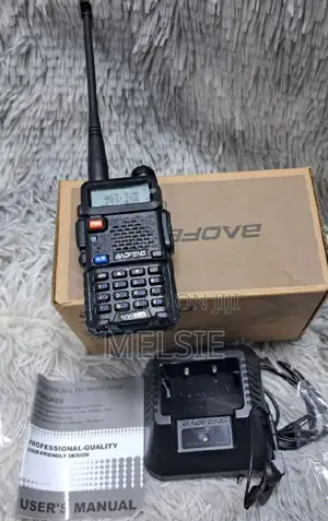 Baofeng Uv-5r Bf Walkie Talkies With Long Range Uhf VHF Compatibility