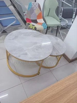 Gold Accent Coffee Table Set