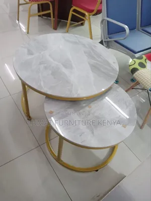 Gold Accent Coffee Table Set