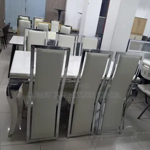 Elegant White Dining Table