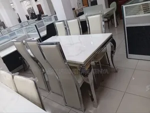 Elegant White Dining Table