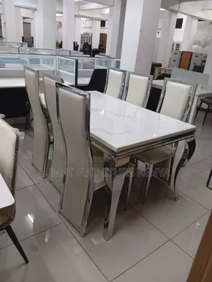 Elegant White Dining Table