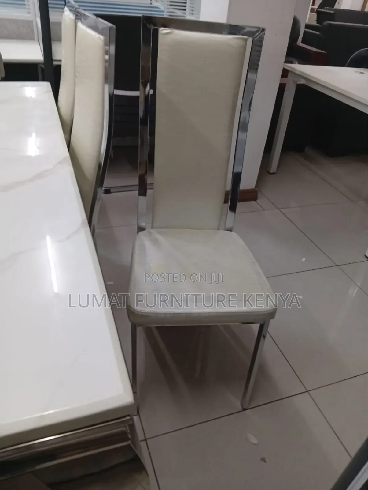 Elegant White Dining Table
