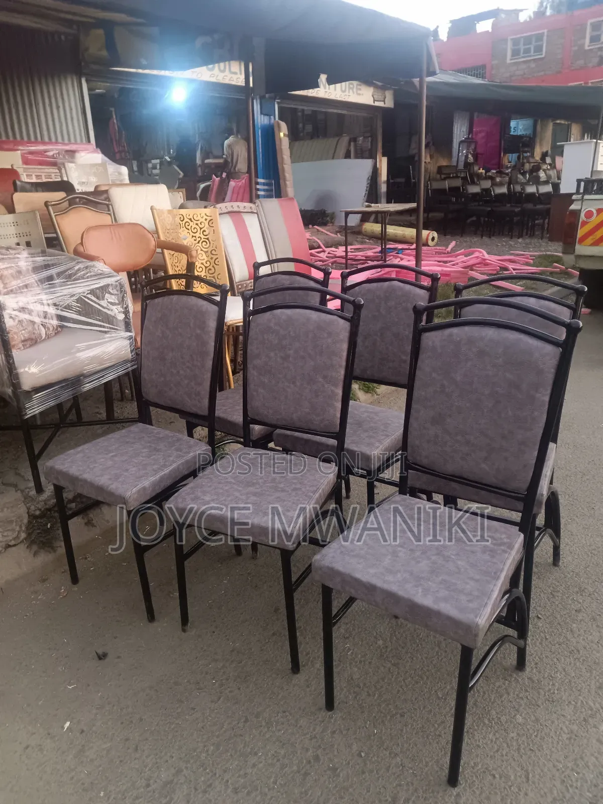 Light Grey Hotel or Restaurant Chair