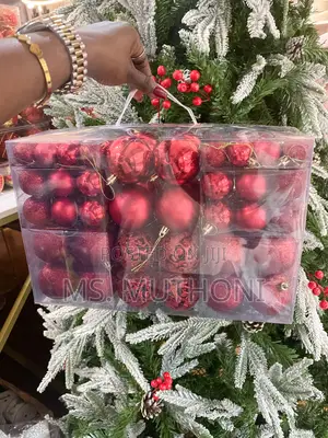 Red 102 PCS Christmas Balls Ornaments for Christmas Tree