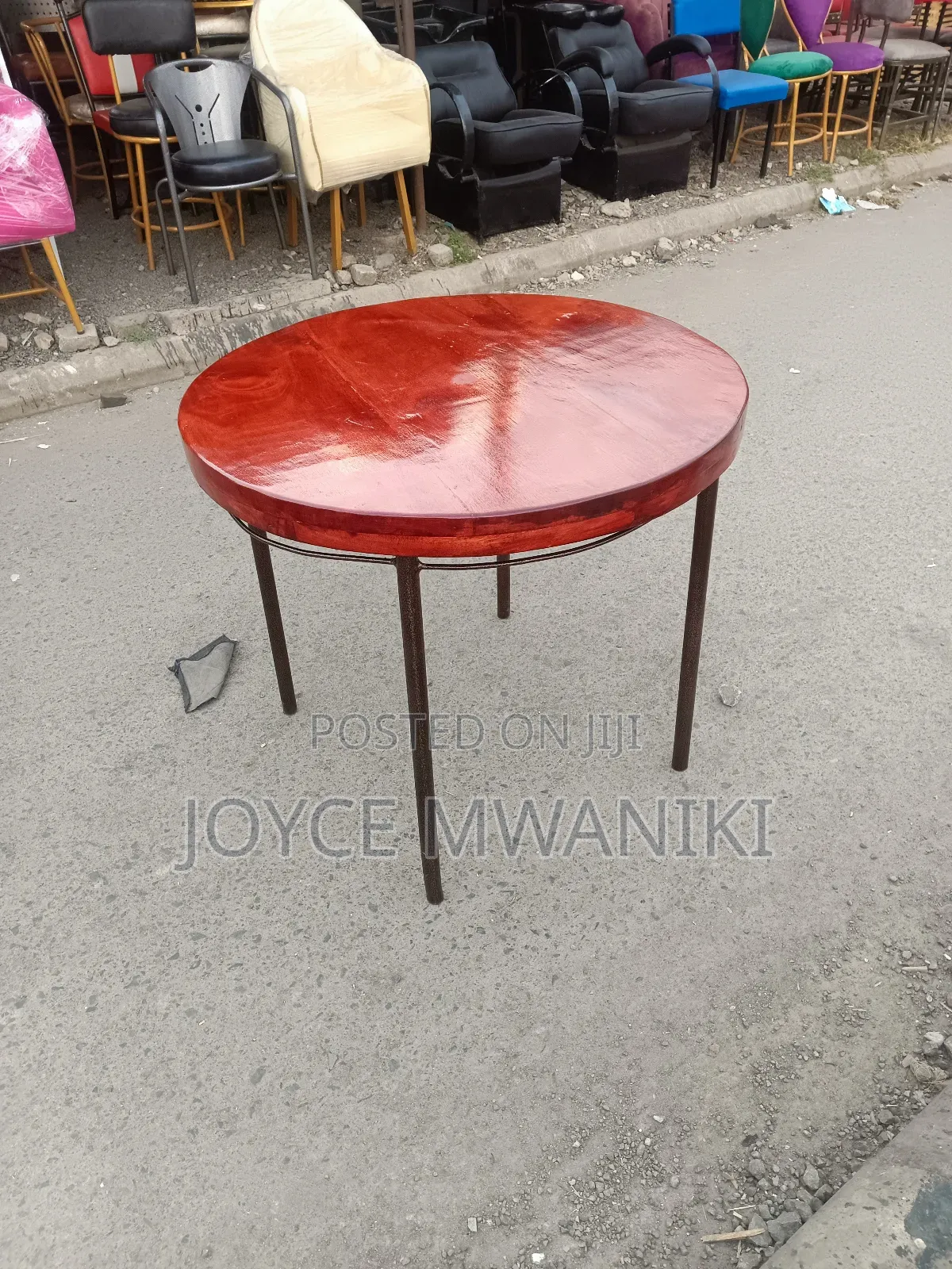 Round Wooden Dinning Table 