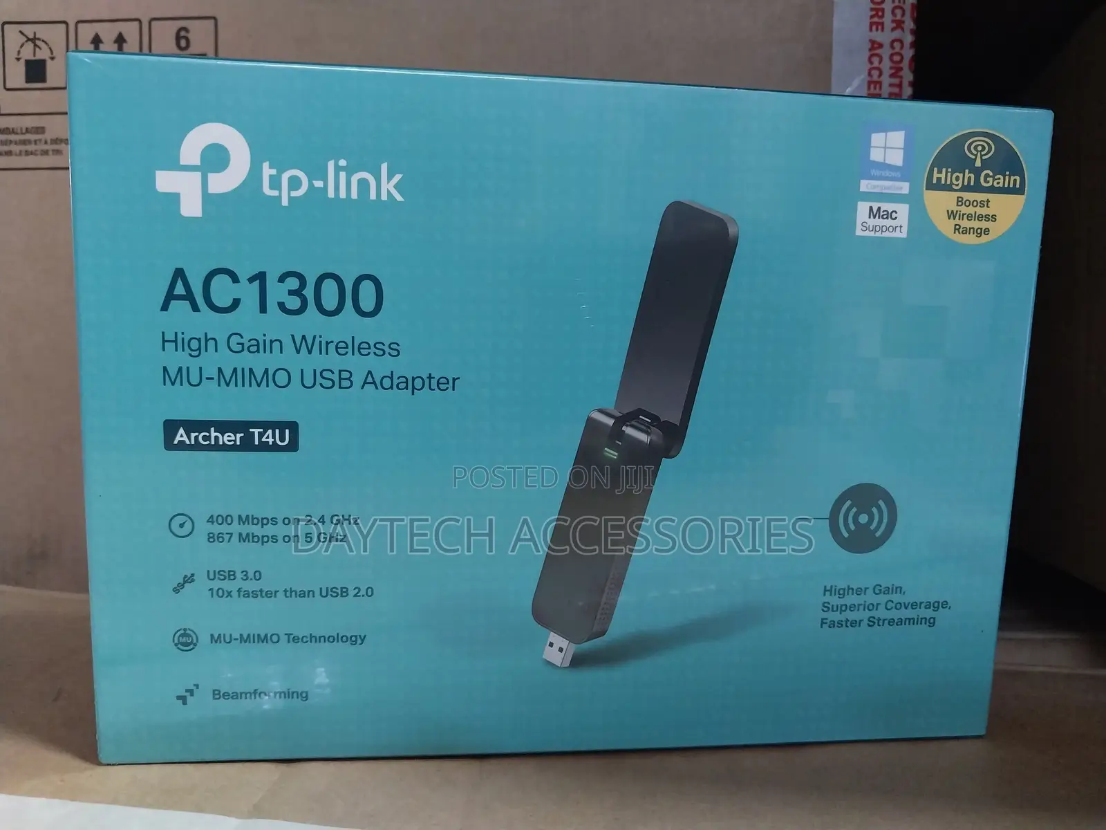 Tp-Link Archer T4u Ac1300 Wi-Fi Wireless Dual Band Usb Adapter