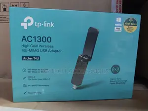 Tp-Link Archer T4u Ac1300 Wi-Fi Wireless Dual Band Usb Adapter