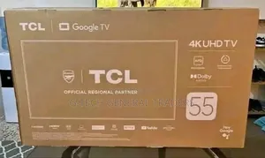 TCL 55inch Uhd Frameless Google Tv, Youtube, Netflix