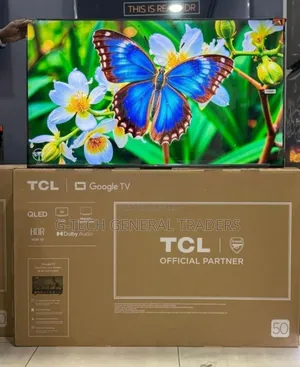 Tcl 50-inch Qled Google Tv, Youtube, Netflix,Free Channels