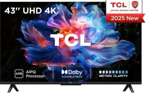 Tcl 43inch 4k Smart Uhd Frameless Led Tv, Youtube, Netflix