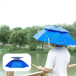 Head Mounted Foldable Umbrella Hat