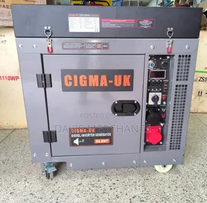 Diesel Silent Inverter Generator Cigma-Uk 8kva Complete With Ats
