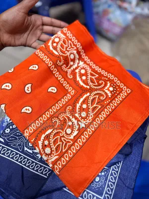 Orange Colors of Bandanas at 100 KSH